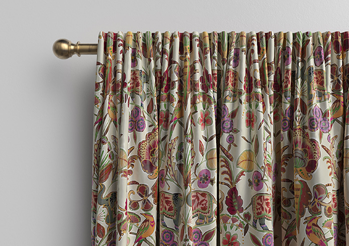 Bangalore Faux Silk, Maroon - Made to Measure Curtain - Image 10